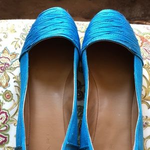 Blue flats